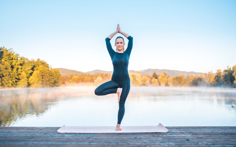 Yoga pose 3: Tree Pose (Vrksasana)