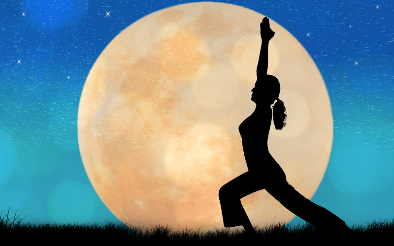 What is the moon salutation in yoga?